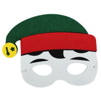 Elf Design Felt Christmas Face Masks 