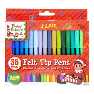 36pcs Elves Felt Tip Colouring Pens