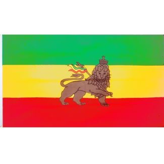 Ethiopia's Flag (Lion of Judah) 5ft x 3ft