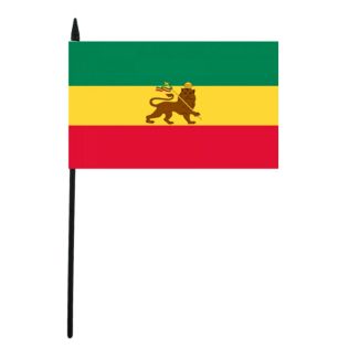 Ethiopia (Lion of Judah) Table Flag - 6" x 4"