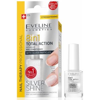 Eveline 8-IN-1 Intenstive Nail Conditioner - Silver Shine 
