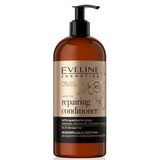 Eveline Vegan Repairing Conditioner With BioKeratin Gold - 500ml