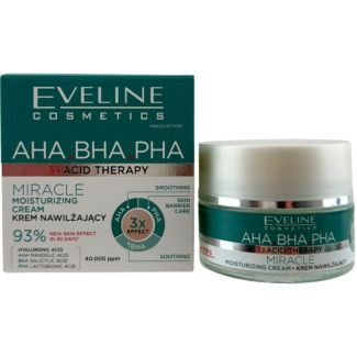 Eveline 3 X Acid Therapy AHA BHA PHA Miracle Moisturizing Face Cream (BB - 03/2028)