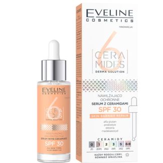 Eveline Moisturizing & protective serum with ceramides SPF 30