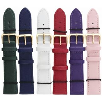 Extra Long Leather Watch Straps - Assorted - 20mm
