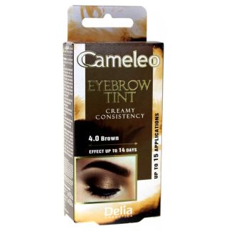 Wholesale Delia Cameleo Cream Eyebrow Henna Tint - 4.0 Brown 