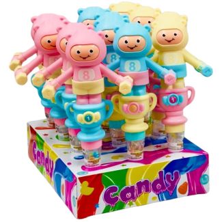 Face Changing Candy Toy with Pressed Sweets – Assorted Pack of 12