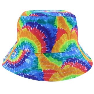 Adults Reversible Tie Dye Bucket Hat