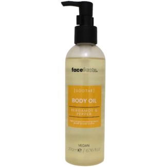 Face Facts Body Oil Bergamot & Pepper - Soothe (200ml)