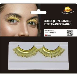 False Eyelashes - Gold