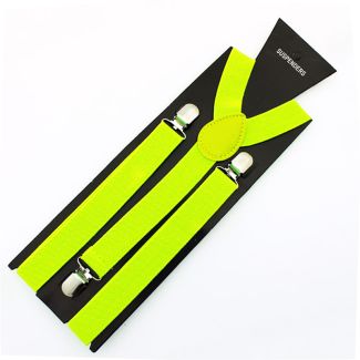 Fashion Braces - Neon Yellow 25mm