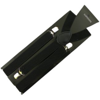 Fashion Braces Black 25mm Wide