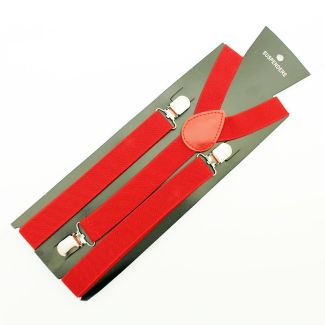 Wholesale Fashion Braces - Red (25mm)