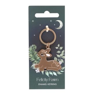 Felicity Fawn Keyring Baby Deer Design (6.5cm)