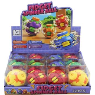 Fidget Spinner Ball Sensory Toy – Assorted Colours