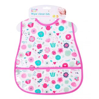 First Steps Peva Bib With Pocket - 28 X 45CM