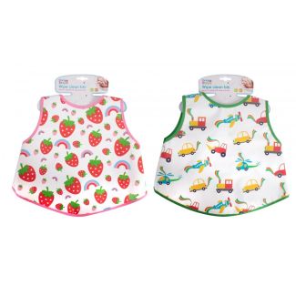 First Steps Toddler Coverall Bib Pack of 2 - Assorted 