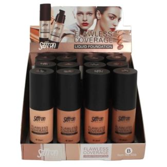 Saffron Flawless Coverage Liquid Foundation - Tray B