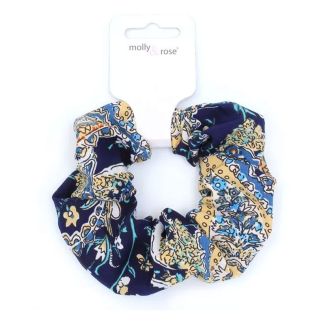 Floral Pattern Hair Scrunchies - Assorted - 11cm