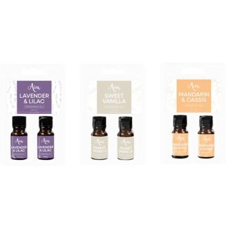 Fragrance Oils 10ml for Oil Burners – Assorted Scents (Pack of 2)