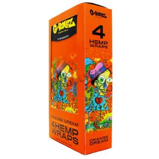 G-Rollz Organic HMP Wraps - Orange Dream