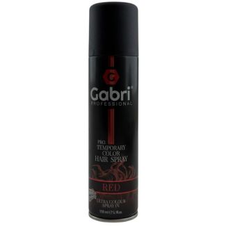 Gabri Pro Temporary Color Hair Spray- Red 150ml (BB-11/28)