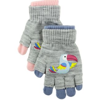 Girls 2 in 1 Bird Magic Gloves-Assorted
