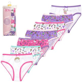 Girls 'Favourite Things' Briefs - Assorted (Pack of 7)