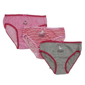 Girls Weekdays Briefs (Pack of 7) - Assorted Sizes