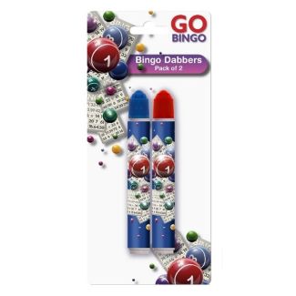 2pcs GoBingo Bingo Dabbers - Red & Blue Assortment