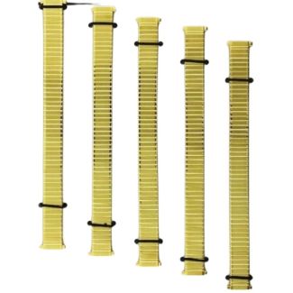 Allure Gold Expander Watch Straps - Asst. Designs (12mm)