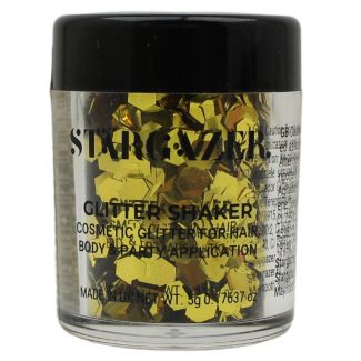 Wholesale Stargazer Glitter Shaker Large Flake Glitter -  Gold