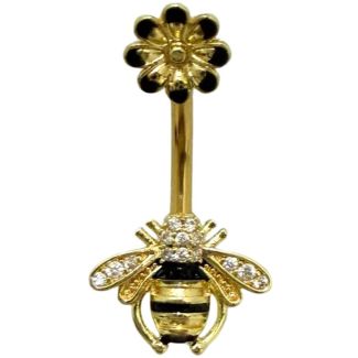Golden Bee Design Belly Bar - 20mm