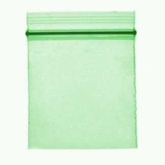 Wholesale Grip Seal Plain Bags - Green (30x30mm)