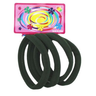 Soft Large Jersey Elastics (Card of 4)