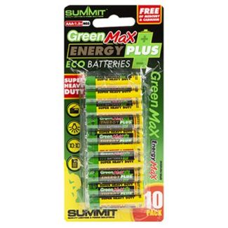Green Max Energy Plus AAA Batteries (Pack of 10)