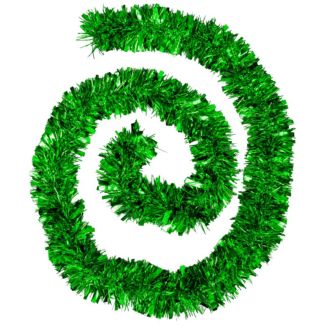 Christmas Tinsel Garland- Green (1.8m)