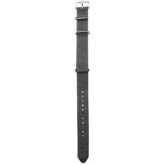 Grey NATO Replacement Nylon Watch Strap - 18mm