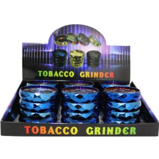 4-Part Sparkys "Leaf Design" Metal Handmuller - Blue 