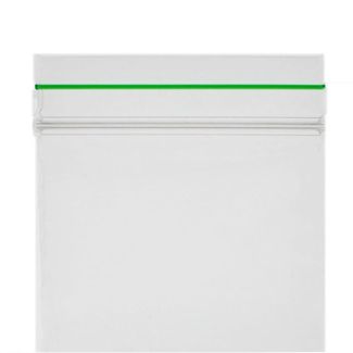 Wholesale Grip Seal Plain Green Strip Resealable Bags 80x80mm