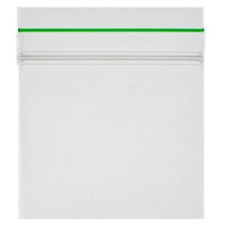 Wholesale Grip Seal Plain Green Strip Resealable Bags (55 x 55mm)