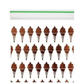Grip Seal Ice Cream Printed Bags (30 x 30mm)