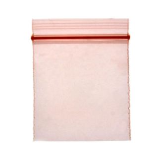 Grip Seal Plain Resealable Bags - Orange (30 x 30mm)