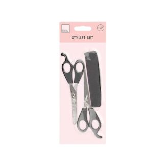 Hair Cutting Scissors and Comb Set  - 3 Pieces Sets