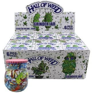 Hall Of Leaf 3-Part Glass Handmuller Jar (300ml) - Assorted