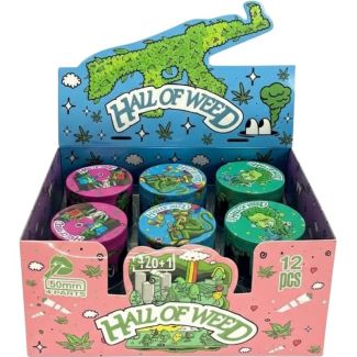 Hall Of Leaf 4-Part Metal Handmuller - Assorted (5x3.5cm)