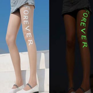 Kiki & Chloe Glow In The Dark Nude Tights - Forever
