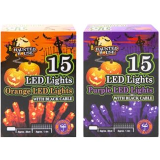 Halloween Spooky coloured LED Lights- Assorted