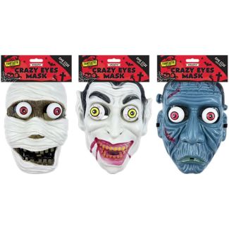 Halloween Crazy Eyes Novelty Mask - Assorted