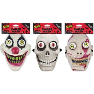 Halloween Crazy Eyes & Smile Mask - Assorted